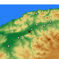 Nearby Forecast Locations - Boukadir - Carta