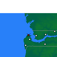 Nearby Forecast Locations - Bakau - Carta