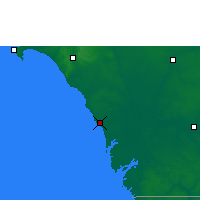 Nearby Forecast Locations - Joal-Fadiouth - Carta
