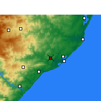 Nearby Forecast Locations - Empangeni - Carta