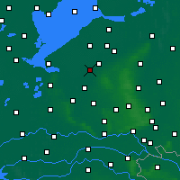 Nearby Forecast Locations - Zeewolde - Carta