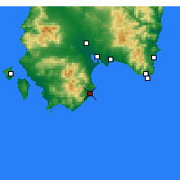 Nearby Forecast Locations - Pula - Carta
