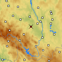 Nearby Forecast Locations - Vodňany - Carta