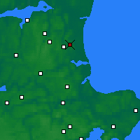 Nearby Forecast Locations - Bælum - Carta