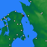 Nearby Forecast Locations - Helsingør - Carta