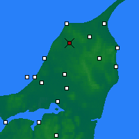 Nearby Forecast Locations - Hjørring - Carta