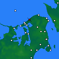 Nearby Forecast Locations - Tisvilde - Carta