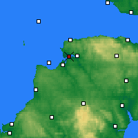 Nearby Forecast Locations - N-Devon - Carta