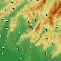 Nearby Forecast Locations - Velky vrch - Carta