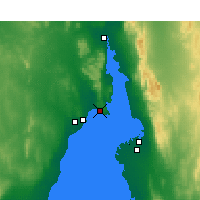 Nearby Forecast Locations - False Bay - Carta