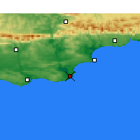 Nearby Forecast Locations - Gouritsmond - Carta