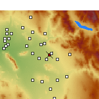 Nearby Forecast Locations - Mesa AFB - Carta