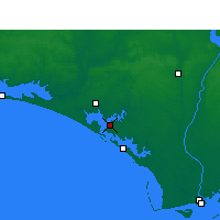 Nearby Forecast Locations - Panama City - Carta