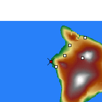 Nearby Forecast Locations - Kailua - Carta
