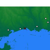 Nearby Forecast Locations - Biloxi - Carta