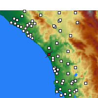 Nearby Forecast Locations - Oceanside - Carta