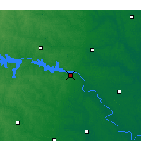 Nearby Forecast Locations - Roanoke Rapids - Carta