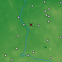 Nearby Forecast Locations - Zduńska Wola - Carta