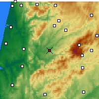 Nearby Forecast Locations - Tábua - Carta