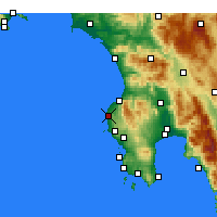 Nearby Forecast Locations - Filiatra - Carta
