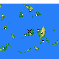 Nearby Forecast Locations - Agkairia - Carta