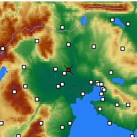Nearby Forecast Locations - Koufalia - Carta