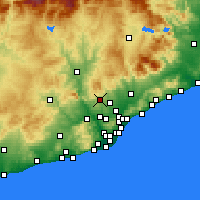 Nearby Forecast Locations - Terrassa - Carta