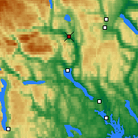 Nearby Forecast Locations - Notodden - Carta