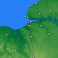 Nearby Forecast Locations - Deauville - Carta