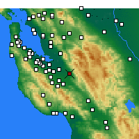 Nearby Forecast Locations - San Jose/Reid - Carta
