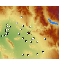 Nearby Forecast Locations - Mesa - Carta