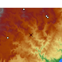 Nearby Forecast Locations - Mount Frere - Carta