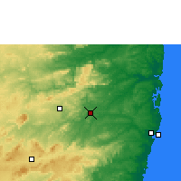 Nearby Forecast Locations - Limoeiro - Carta