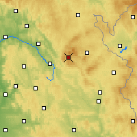 Nearby Forecast Locations - Warmensteinach - Carta
