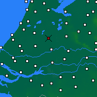 Nearby Forecast Locations - Woerden - Carta