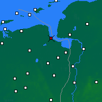 Nearby Forecast Locations - Delfzijl - Carta