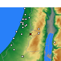 Nearby Forecast Locations - Bet Shemesh - Carta