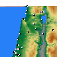 Nearby Forecast Locations - Umm al-Fahm - Carta