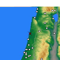 Nearby Forecast Locations - Hadera - Carta