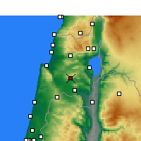 Nearby Forecast Locations - Nazareth - Carta