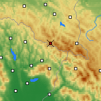 Nearby Forecast Locations - Żubracze - Carta