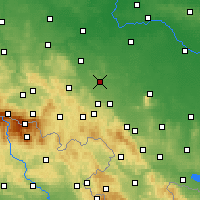 Nearby Forecast Locations - Strzegom - Carta