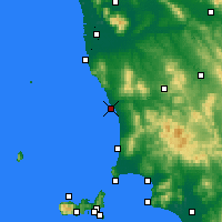 Nearby Forecast Locations - Marina de Cecina - Carta