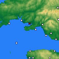 Nearby Forecast Locations - Llanelli - Carta