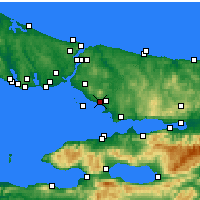 Nearby Forecast Locations - Pendik - Carta