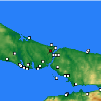 Nearby Forecast Locations - Sarıyer - Carta