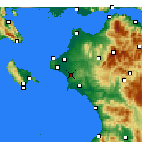 Nearby Forecast Locations - Amaliada - Carta