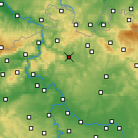 Nearby Forecast Locations - Česká Lípa - Carta