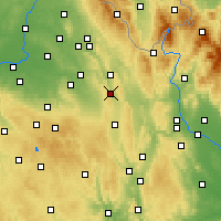 Nearby Forecast Locations - Česká Třebová - Carta