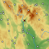 Nearby Forecast Locations - Šumperk - Carta